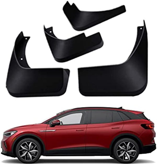 Mud Flaps Kit for 2021 Volkswagen ID.4 2022 2023 Mud Splash Guard Fender Front and Rear 4-PC Set