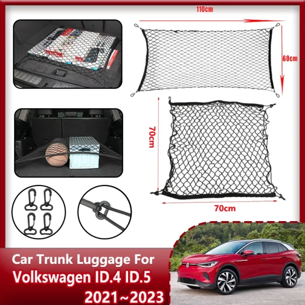 Car Trunk Net For Volkswagen ID.4 ID.5 Accessories VW ID4 ID5 2021 2022 2023