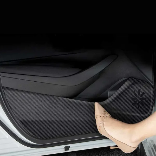 Door Auto Dirty Anti-kick Pad Protector Mat Cover For Volkswagen ID.6 X VW ID6 Crozz ID 6