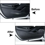 Door Auto Dirty Anti-kick Pad Protector Mat Cover For Volkswagen ID.6 X VW ID6 Crozz ID 6