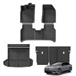 VW ID.7 ID7 TPE 3D Car Floor Mats Cargo Liner Trunk/Backrest Pad