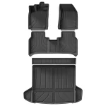 VW ID.7 ID7 TPE 3D Car Floor Mats Cargo Liner Trunk/Backrest Pad