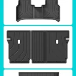 VW ID.7 ID7 TPE 3D Car Floor Mats Cargo Liner Trunk/Backrest Pad