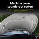 Front Hood Engine Sound Pad Heat Insulation Cotton Cover