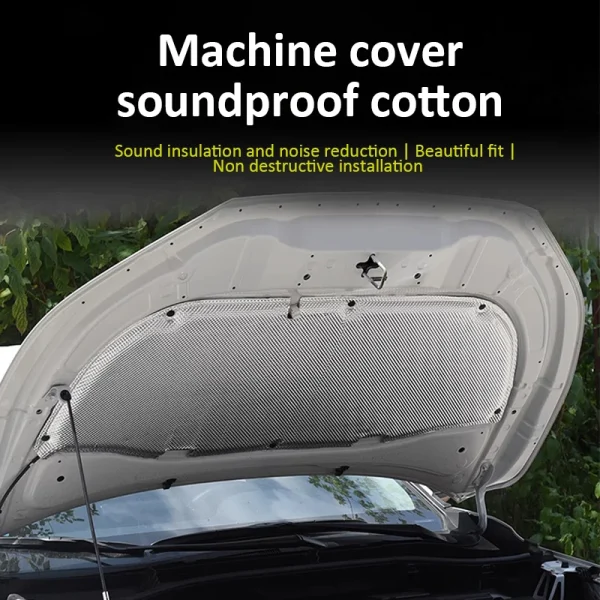 Front Hood Engine Sound Pad Heat Insulation Cotton Cover