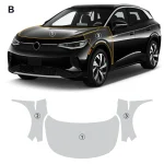 Volkswagen ID.4 VW 2021 2022 2023 2024 Body Clear Bra TPU