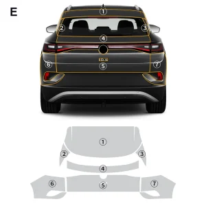 Volkswagen ID.4 VW 2021 2022 2023 2024 Body Clear Bra TPU