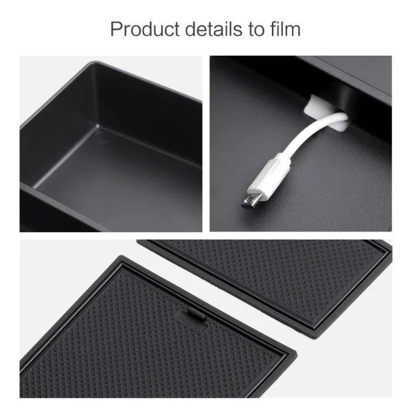 VW ID.7 Center Console Armrest Storage Box