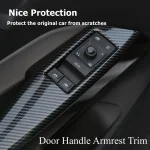 VW ID.4 2023 - 2021 Carbonfiber Style Door Handle Armrest Trim
