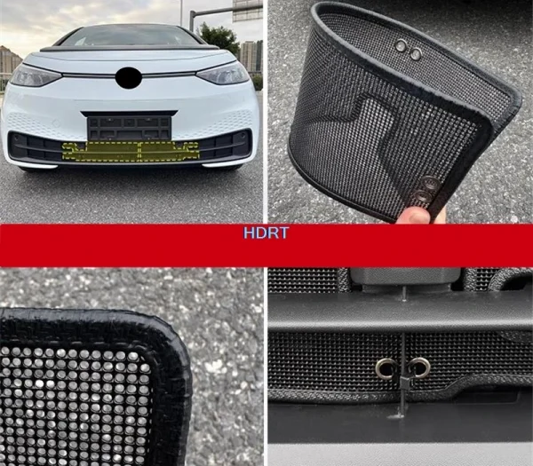 Front Grill Mesh Grille Grid Insert For vw id 3