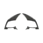 Carbon Fiber Interior Car Steering Wheel Button Decorative
