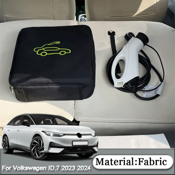 Volkswagen ID.7 ID7 2023 2024 Car Charging Cable Storage Bag