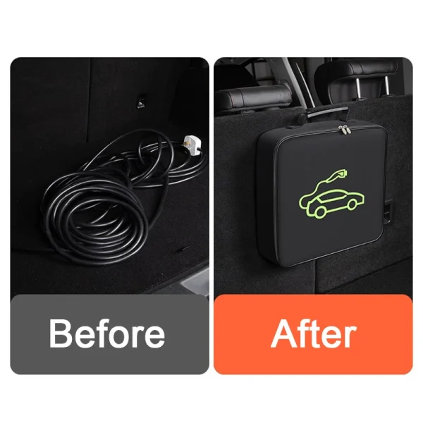 Volkswagen ID.7 ID7 2023 2024 Car Charging Cable Storage Bag