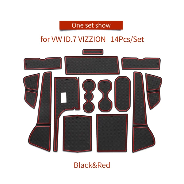 VW ID.7 ID7 ID 7 Anti-Slip Gate Slot Cup Mat