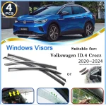 Car Window Visors For VW Volkswagen ID4 ID.4 CROZZ 2020~2024