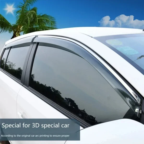 Car Window Visors For VW Volkswagen ID4 ID.4 CROZZ 2020~2024