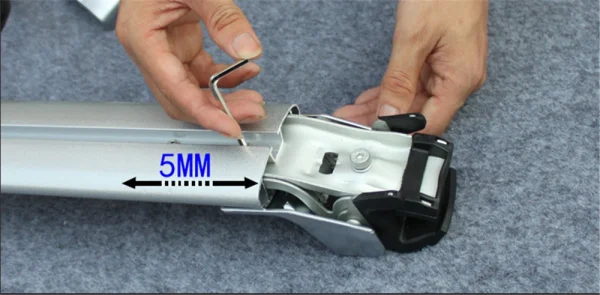 Roof Rack Cross Bars Crossbar Baggage Luggage Rack Aluminum Fit for VW Volkswagen ID.6 2020-2024