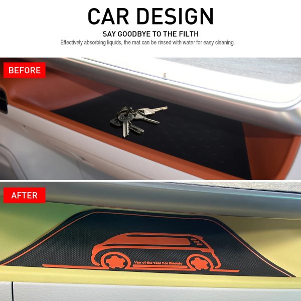 Car Cup Coaster Slot Pad for Volkswagen VW ID. Buzz