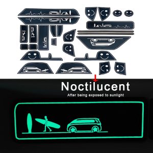 Car Cup Coaster Slot Pad for Volkswagen VW ID. Buzz