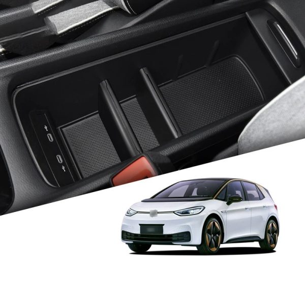 Volkswagen VW ID.3 ID3 ID 3 Car Center Console Armrest Storage Box Partition Compartment